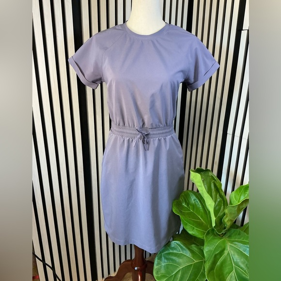 The North Face Lavender Mini Dress with Pockets Sz S - Picture 1 of 7